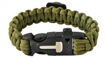 Engplsurvival bracelet with accessories green 1287161