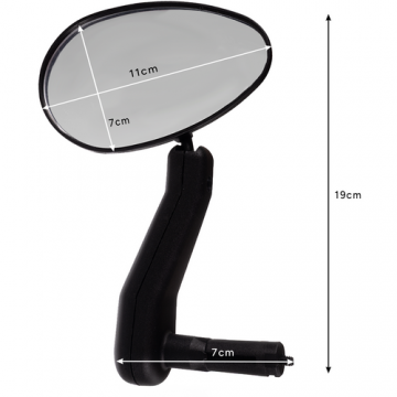 Engpltrizand 25781 left bicycle mirror 18206111
