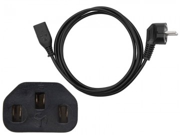 Netsnoer Schuko Haaks 2 Meter - IEC320 C13