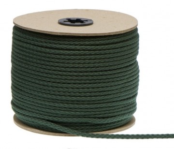 3mm Elastisch Touw - Army green - 50 meter op rol