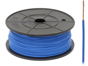 FLRY -B kabel - 1x 1,00mm - Blauw - Rol 100 meter