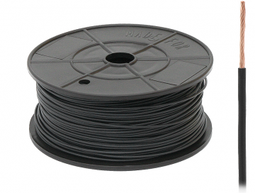 FLRY -B kabel - 1x 1,00mm - Zwart - Per meter