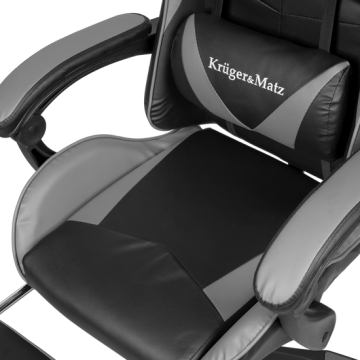 Fotel gamingowy kruger matz gx 150 czarno szary fb735dfcabfe406192cd343d957aac40 3908a35e1