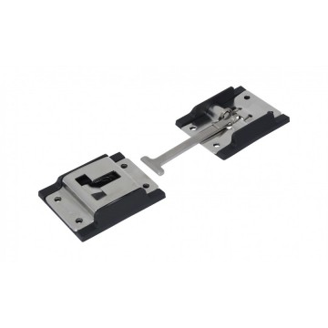 Deur vastzetter - Met tegenstuk - 129 x 45mm - Gegalvaniseerd