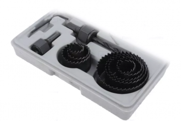 Gatzaag set - 11 delig - 19 tot 64mm - Hout en gipsplaat