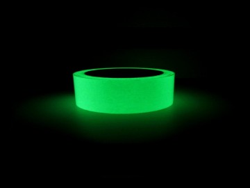 Glow in the dark tape - 1 meter - 25mm 
