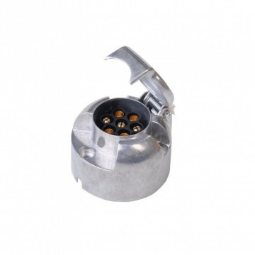 Gniazdo 7 biegunowe metalowe