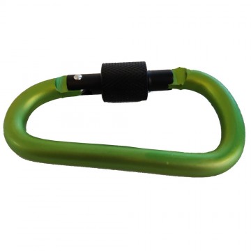 Karabijnhaak / sleutelhanger - Groen