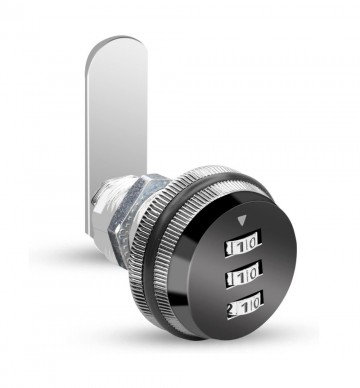 Brievenbus kantelslot - Met cijfercode - 30mm cijferslot - Gun metal