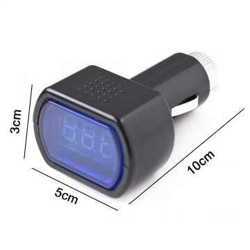 Auto accu Voltmeter met LED display