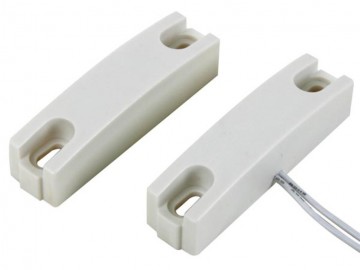 Magneetcontact - Met bedrading - Wit