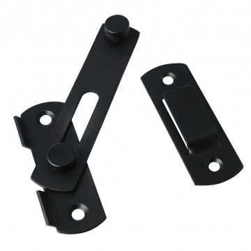 Haakslot overslag schuifdeur zwart1