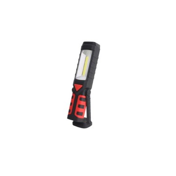 Magnetische LED zaklamp - Wit + rood - Op batterijen