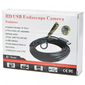 15 meter USB endoscoop Ø 5.5 mm met LED