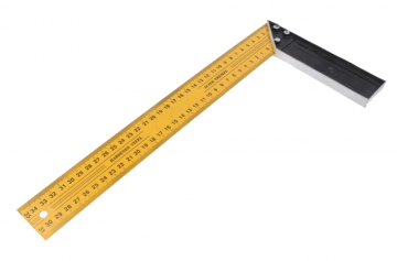 Hoekliniaal - Blokhaak - 90 graden - 350mm - Gehard staal