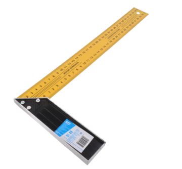 Hoekliniaal - Blokhaak - 90 graden - 350mm - Gehard staal