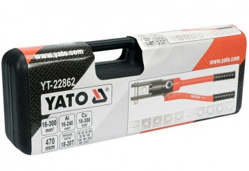 Hydraulische krimptang - 16 tot 300mm - 12 ton druk