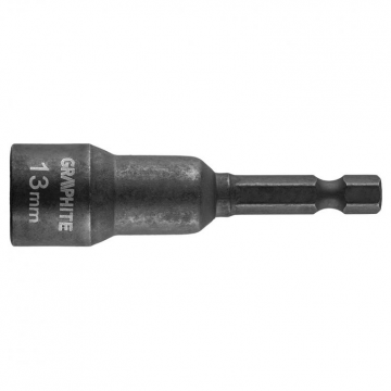 Magnetische dopsleutel bit - 13mm - 1/4" - S2 staal