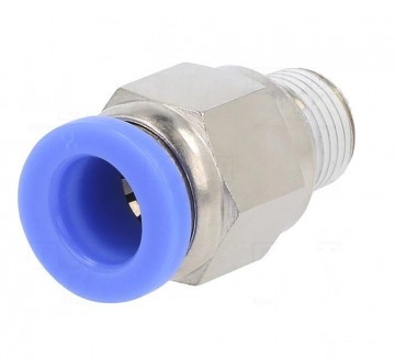 Rechte inschroef insteekkoppeling 8 x R1/4