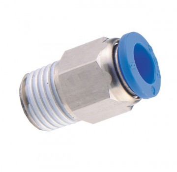 Rechte inschroef insteekkoppeling 8 x R1/4