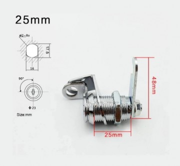 Kantelslot hangslot 25mm
