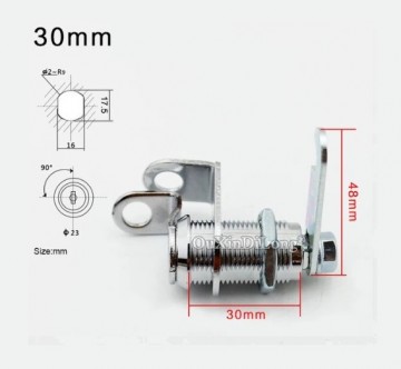 Kantelslot hangslot 30mm
