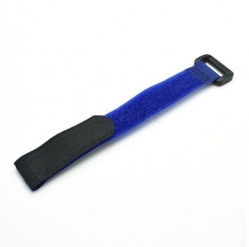 Kabelbinder met klittenband - 15cm - Blauw
