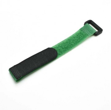 Kabelbinder met klittenband - 15cm - Groen