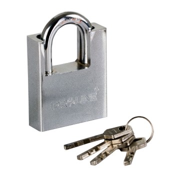 Hangslot met sleutel - Extra stevig - 60mm - Gietijzer