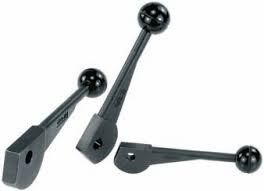 Kogelknop Ø 40mm - M10 15mm - DIN 319 - Zwart glans