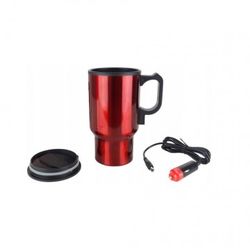 Elektrische mok + 12V heater - 450ml - Met sigarettenplug