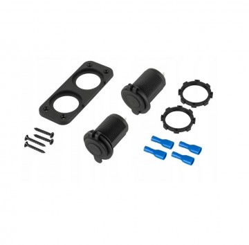 Autolader + 12V sigaretten plug - 2x USB - 3.1A