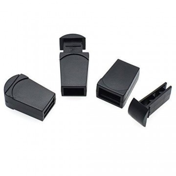 Paracord klem sluiting - zwart