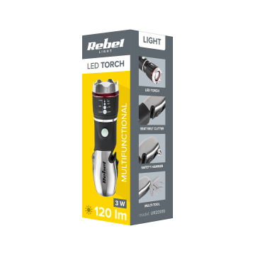 Zaklamp + multitool - 120 lumen - Op batterijen