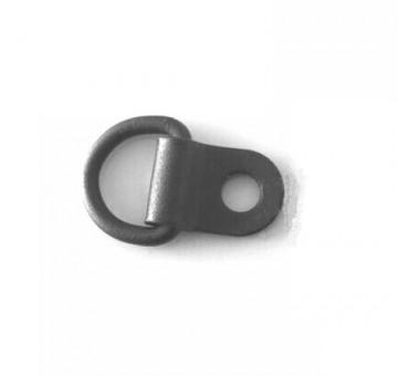 Sleutelhanger met bevestigingsoog - lobster - zwart