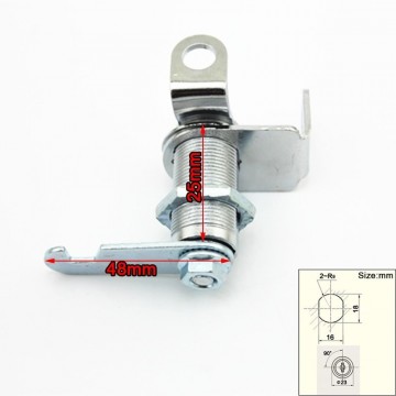 Lockerslot met oogsluiting voor beugelslot toepassing