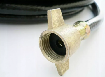 Luchtslang - 12 meter - 15 bar - Universele aansluiting - Zwart