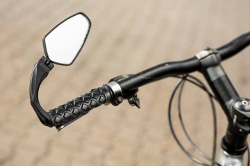 Fiets en motorspiegel met arm - 105 x 54mm - Verstelbaar
