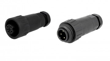 400V kabelverbinder - Male + Female - 4-aderig - IP67