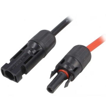 MC4 verlengkabel - Male + Female connector - 5 meter - 4mm