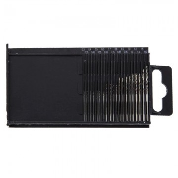 Boren set - 20 stuks - 0,35mm tot 1,6mm - HSS micro boortjes
