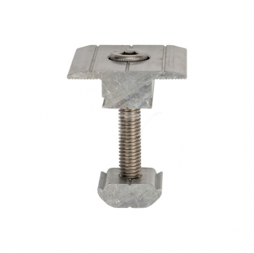 Middenklem voor zonnepanelen - 40mm - RVS