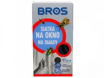 Moskitiera na okno bros czarna 130x150cm11719 1