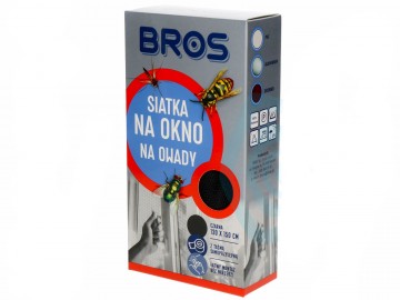 Moskitiera na okno bros czarna 130x150cm11720 2