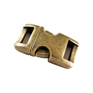 Paracord  metalen buckle / sluiting - Bronze