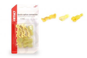 Aftakklem + Draad connector - 4-6mm - Geel - 5 stuks