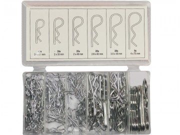 Borgclip set - 150 delige set - 6 maten - Assortiment doos