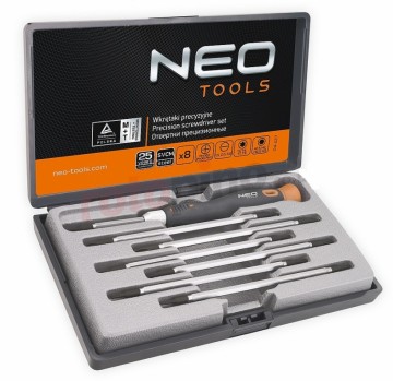 Schroevendraaier set 8-delig - NEO Tools Precisie Set