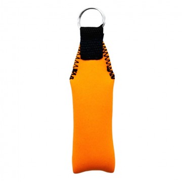 Neopreen drijvende sleutelhanger - 14cm - ORANJE