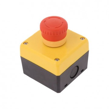 Noodstop schakelaar ip65   geel   idec fb1w v2